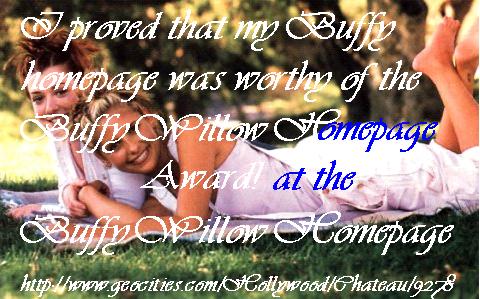 Buffy/Willow Homepage Award