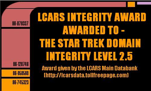 LCARS Integrity Award